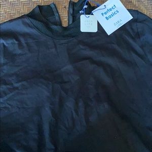 Zara, basic black Tee